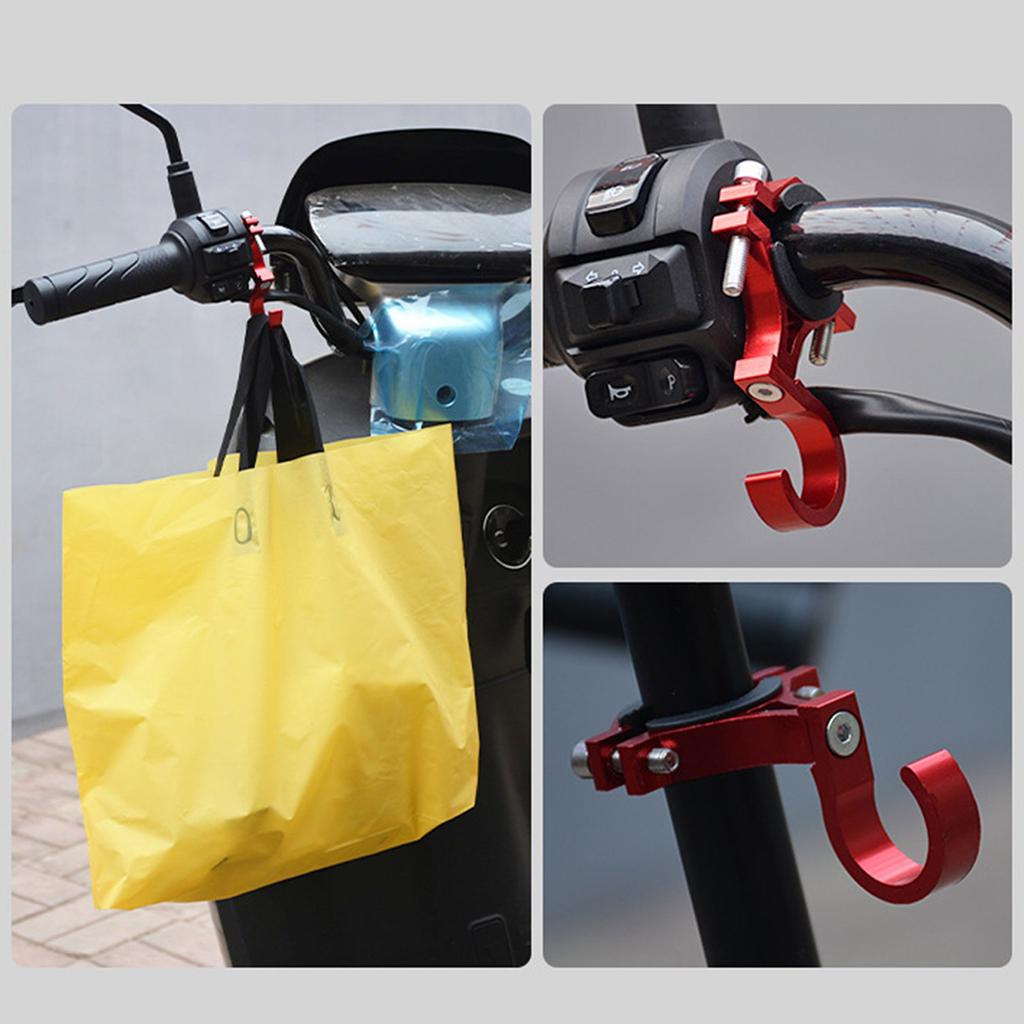 Universal Motorcycle Hook Aluminum Scooter Helmet Holder Electric Bike Bag Hanger Multipurpose Electric Bike Hook
