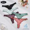 Seamless Solid Color Bow Thong - European & American Style