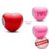 Playful Red Enamel Colour-changing Hidden Message Heart Charm Fit Bracelet S925 Sterling Silver Jewelry Pendant Gift