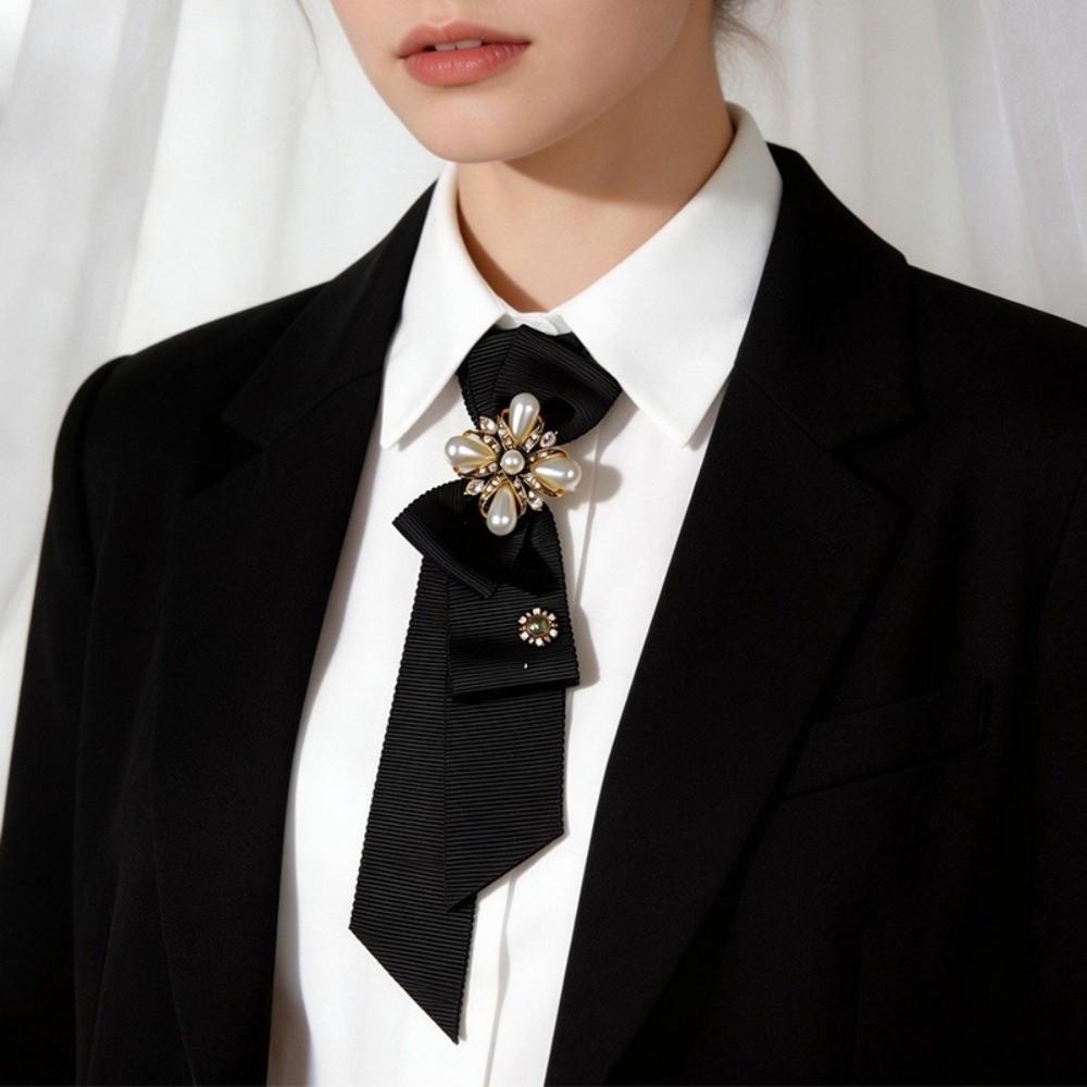 Geometric Bow Tie Choker Shirt Tie Clothing Decoration Long Necktie Daily