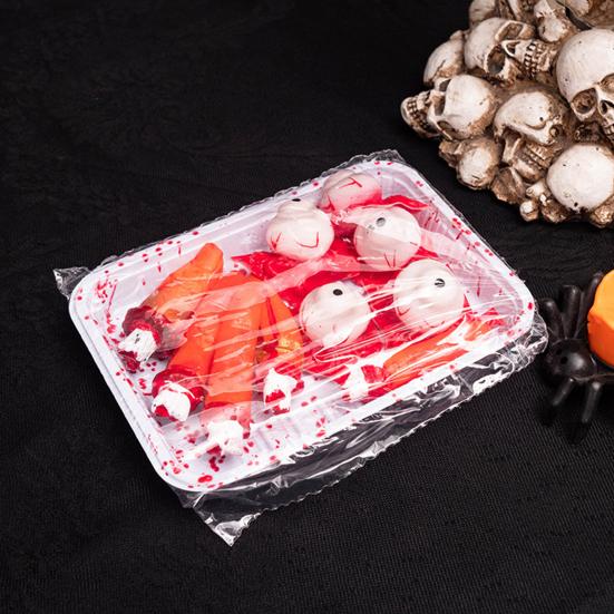 Реалистичный поддельный орган тела, жуткая пластиковая модель человеческого сердца и мозга для мероприятий в стиле хоррор, домов с привидениями, баров, вечеринок на Хэллоуин, реквизит
