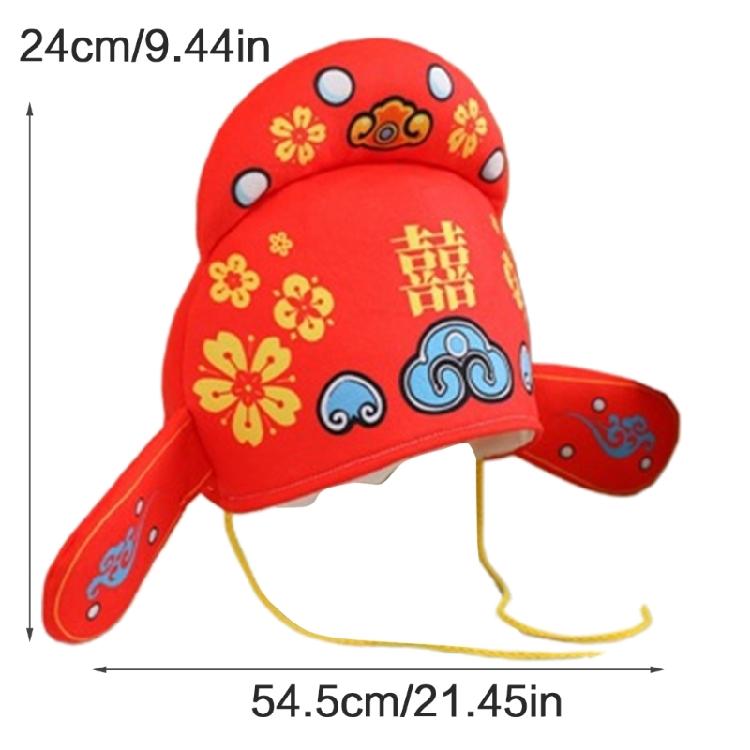 Traditional Groom Hat for Wedding Party and Photography Props Costume Hat