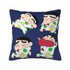 Cartoon Throw Pillow Covers Living Room Decoration Printed Sofa Cushion Cover Polyester Soft Pillowcase