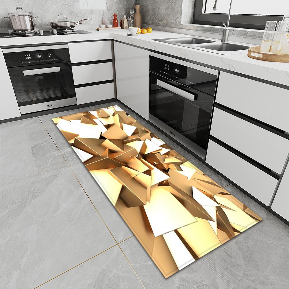 Коврик для входной двери, ковер для кухни, спальни, нескользящий напольный коврик для коридора, балкона, коврик с принтом, напольный коврик