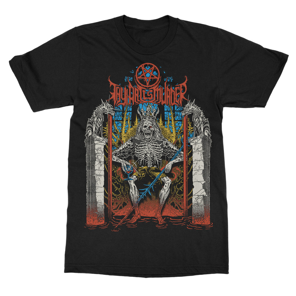Футболка с принтом Thy Art Is Murder Хлопковая Унисекс Летняя С коротким рукавом Модный бренд Футболка Роскошная Повседневная Винтаж Ретро