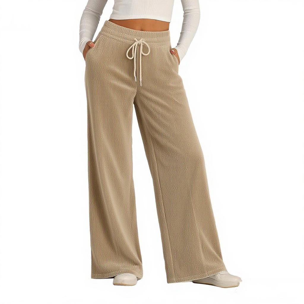 Women's Fashion Solid Color Casual Pants