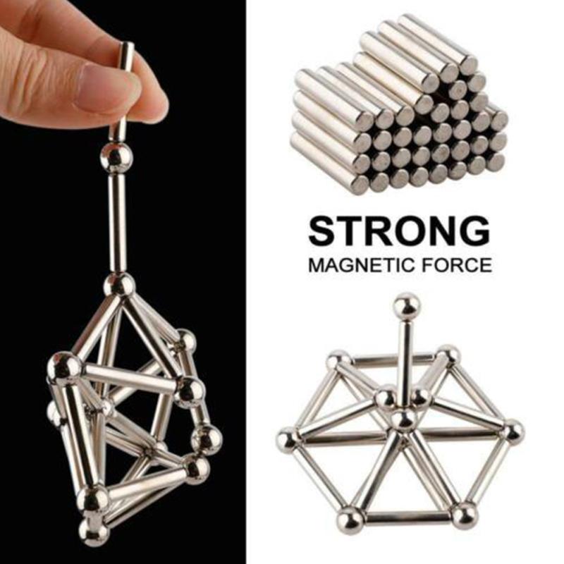 387pcs/set 5mm 3D Magic Magnetic Blocks Balls Sphere Cube Beads Puzzle Building Toys