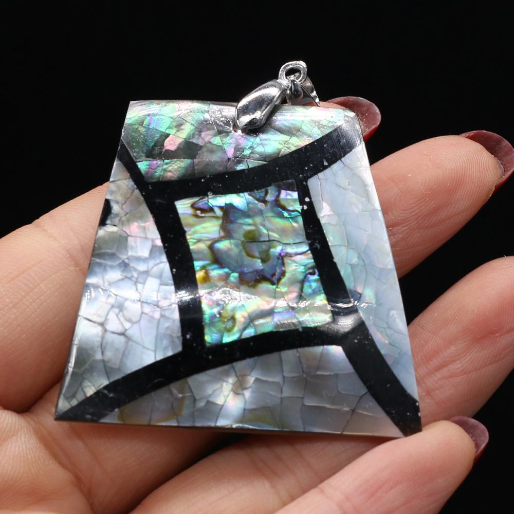 Сращивание кулон натуральный ракушка нерегулярный кулон для изготовления ювелирных изделий своими руками ожерелье браслет аксессуар