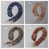 DIY New Fashion Woman Bag Accessory Detachable Replacement Blue Pink Brown Acrylic Chain Luxury Strap Resin Shoulder Clutch Chain