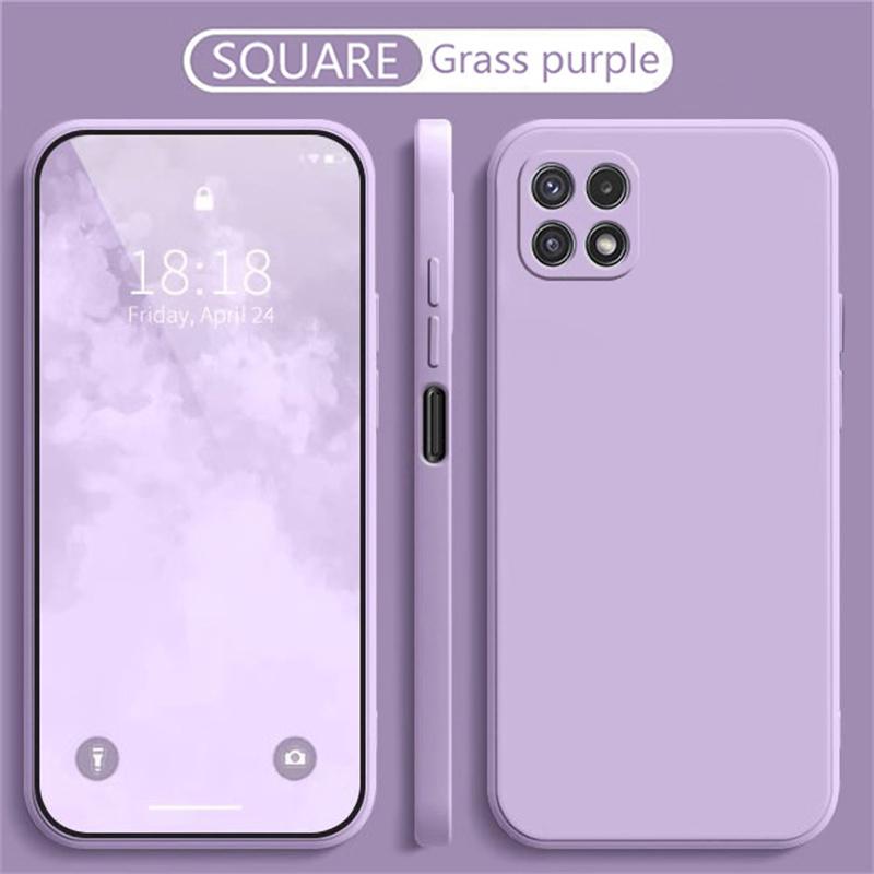 Роскошный жидкий чехол для мобильного телефона для Samsung A22 Galaxy A21S A31 A41 A51 A71 Мягкий силиконовый защитный противоударный чехол-накладка