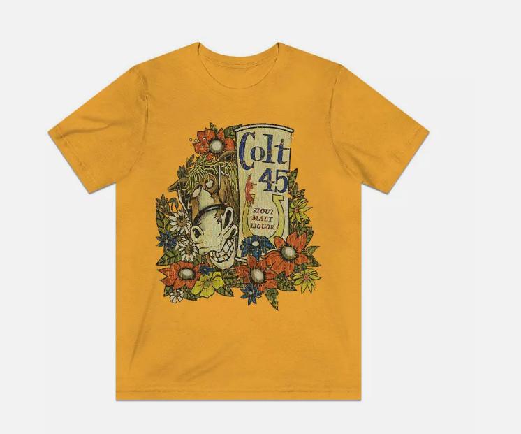 Colt 45 Party Mule 1982 Vintage Men's T-Shirt Unisex T-Shirt