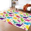 Мультяшные ковры с динозаврами для гостиной, домашний декор, детская комната, противоскользящий коврик для ползания, спальня, прикроватный коврик для ног, придверный коврик
