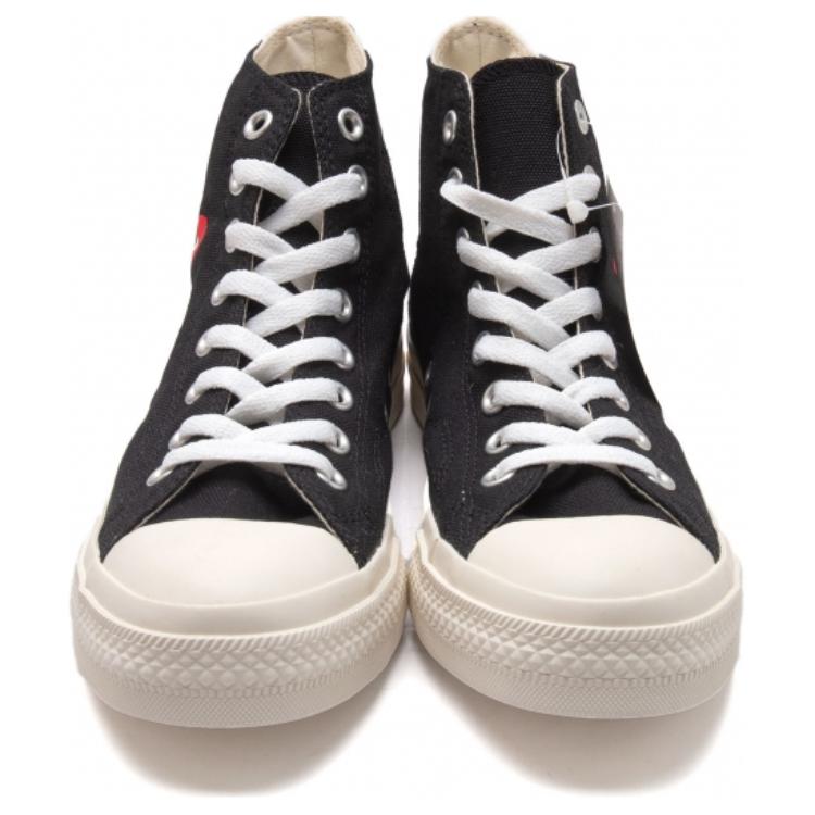 Converse Высокие черные кроссовки унисекс Comme des Garçons Play x Chuck Taylor All Star 1CK710
