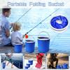 Multifunctional Portable Folding Bucket Outdoor Fishing Car Cleaning Tool Bucket