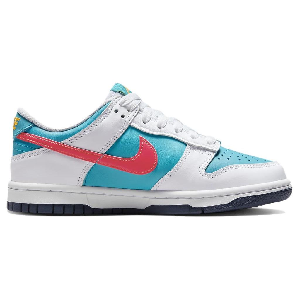 Nike Кроссовки Dunk Low GS Dusty Cactus Thunder Blue для детей Teal White Racer-Pink HF4794-345