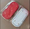 Oval Leather Crochet Bag Base - Hardened Handmade DIY Woven Bag Bottom Plate