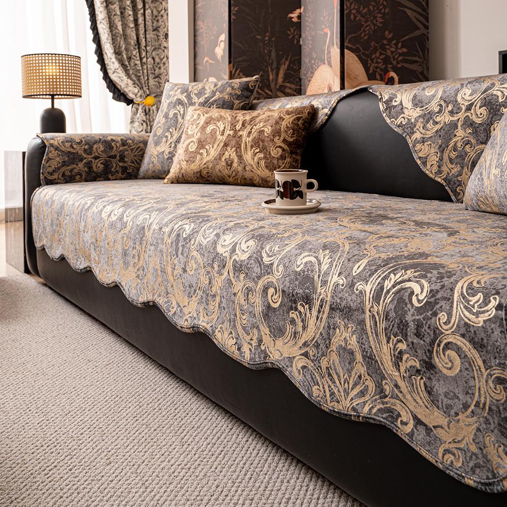 1pcs Durable Couch Cushion Fashion Anti-slip Towel Slipcovers for Living Room Four Season Universal Combination Sofa Cushion