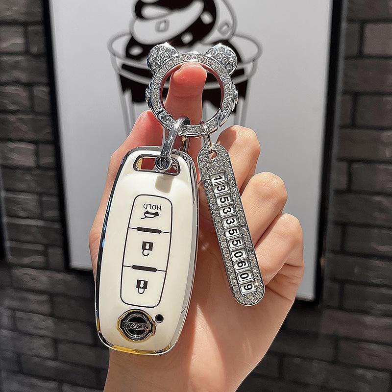 Специальный чехол для ключей Nissan Teana2023Новый высококачественный защитный чехол для пряжки сумки