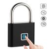 Smart Fingerprint Padlock Waterproof Biometric Fingerprint Keyless Door Lock USB Rechargeable Security Padlock for House Unlock