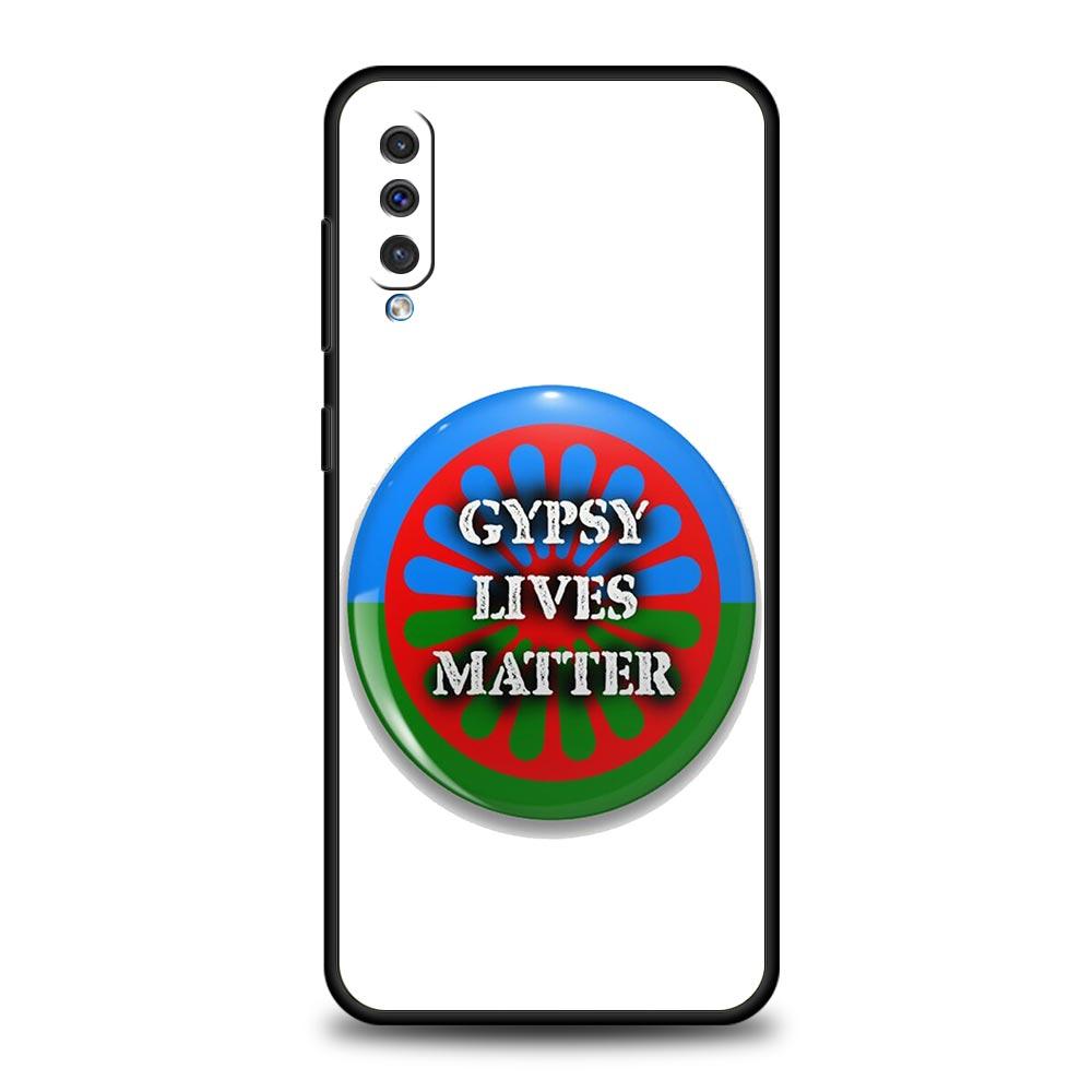 Чехол для телефона с цыганским цыганским флагом для Samsung Galaxy A12 A32 A50 A70 A20E A20S A10 A10S A22 A30 A40 A52S A72 5G A02S Мягкий чехол