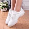 Children's Jumping Shoes, Competitive Aerobics Shoes, the Same White Cheerleading Shoes for Men and Women, Gymnastics Team Competition Grading Shoes