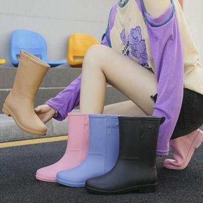 Shop Women S Waterproof Rain bootS Non Slip Mid Length Rain bootS wdmS wSe tS1