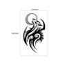 Animal Tattoo Sticker Tiger Head Wolf Head Geometric Shape Wind Set Water Transfer Flower Arm Sticker