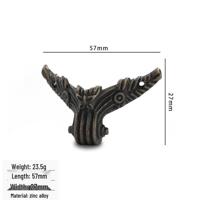 Zinc Alloy Tiger Paw Wooden Box Decorative Furniture Feet for Cabinet or Table