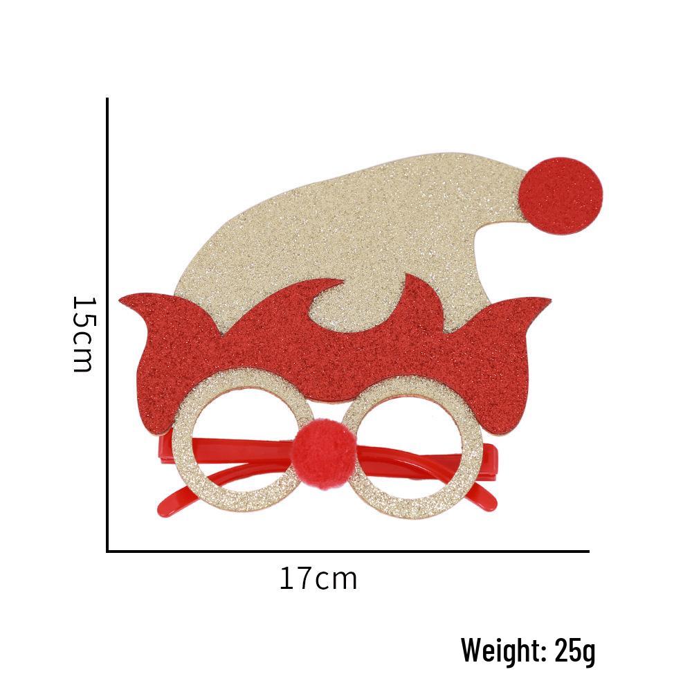 Зарубежные Рождественские Очки с Рогами - Веселые Мультяшные Вечерние Оправы для Детей и Взрослых