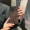 Коричневый чехол для телефона из силикона с принтом леопарда для iPhone 17 16 15 14 13 12 11 Pro Max 17Air 16E XS X XR 7 8 Plus Ударопрочный мягкий чехол
