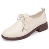 Женская обувь, повседневные женские туфли из натуральной кожи большого размера, оксфорды, женские туфли на шнуровке в британском стиле