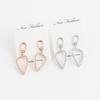 Women's Silver Earrings Rose Gold Drop Earrings (13629346)