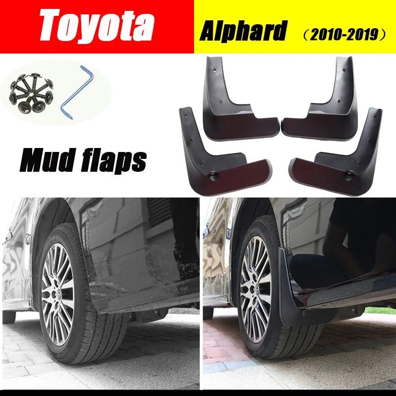 For TOYOTA Alphard 2011- Mud Guards Car Mud Flaps Fender Splash Guard Alphard Mudguards Alphard Mud Flap 4PCS