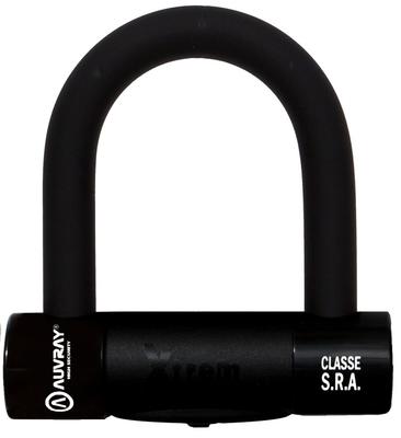 Auvray U-lock Xtrem Medium Black Edition - 18mm Pin, 155mm X 163mm (S.R.A. Class)