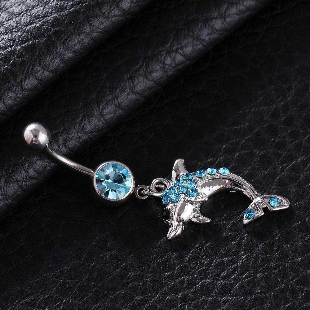 Tassel Dolphin Belly Button Ring Zinc Zinc Alloy  Personalities   Bar