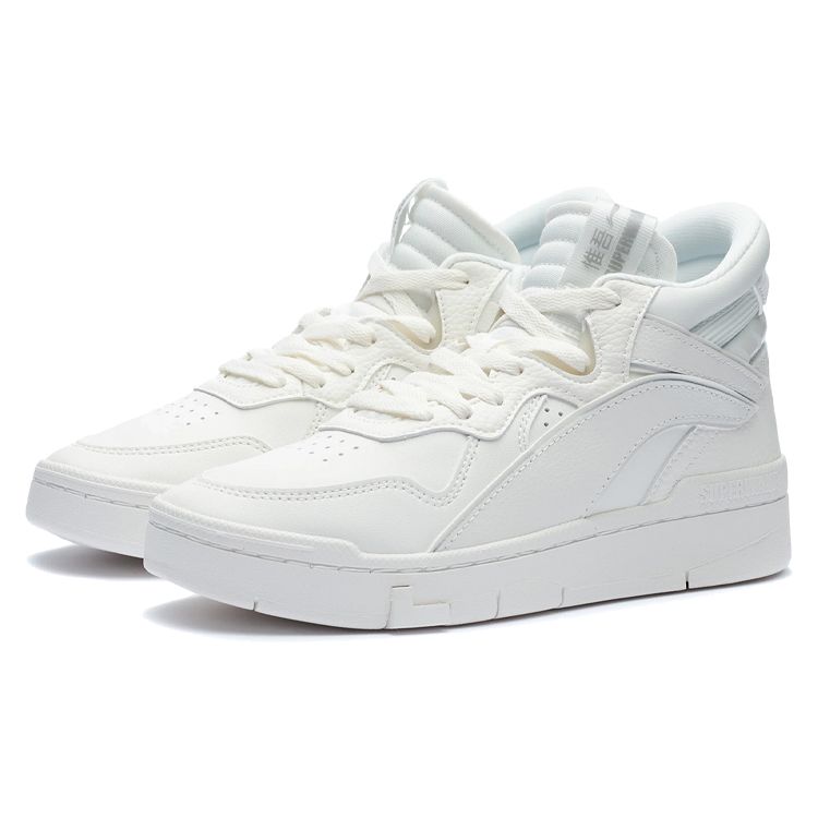 Li Ning We I Superwave Mid Skate Shoes Women Skate Shoes Snow-White AGCR234-1