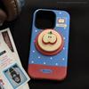 Film Magnetic Bracket for Apple 16promax Phone Case for IPhone 14 for 13 3D Red Fruit 15 Retro 17