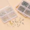 500Pcs/Box Jewelry Making Kit Lobster Clasps & Jump Rings With Box For Diy Chain Necklace Bracelet Anklet Supplies Connectors