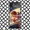 Basketball Basket Sports Phone Case For Samsung Z Flip 7 6 5 4 3 Galaxy ZFLIP7 ZFlip6 5G Flip5 Flip4 Flip3 5g Black Hard Cover