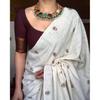Stylish Casual Wear & Office Wear Saree for Women, Blouse (Need To Be Stitched As Per Size And Fit)