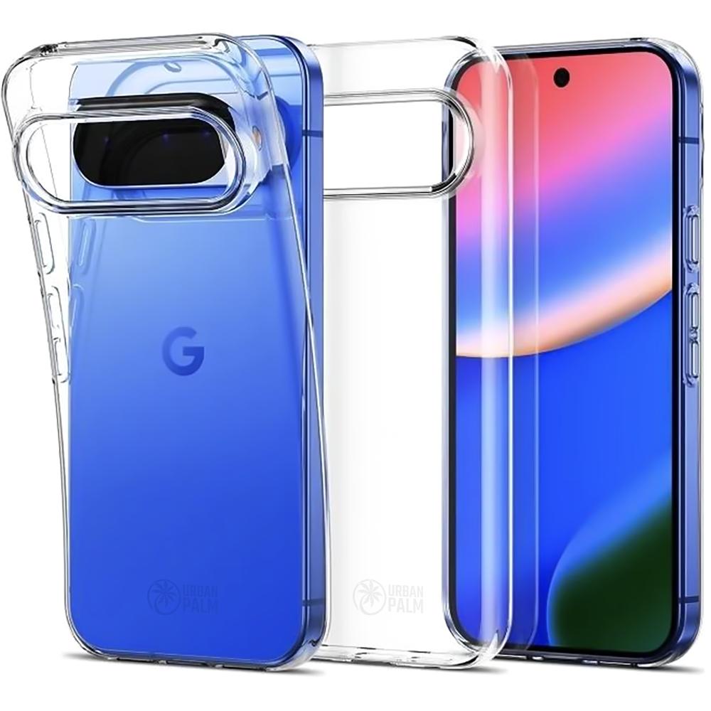 UrbanPalm Case for Google Pixel 10 / 10 Pro, Silicone, Transparent