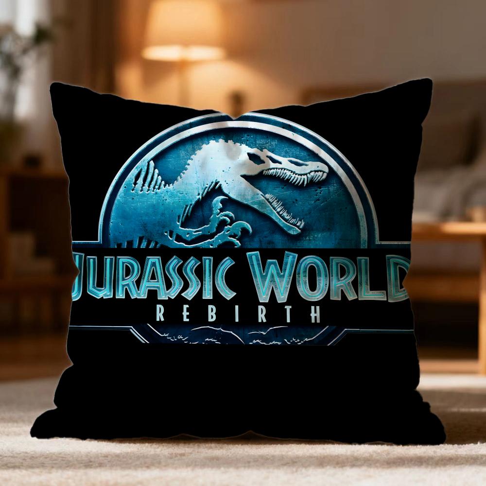 Hot JJurassic Worlder Cushion Cover Soft Washable Pillow Case Multi-Scene for Couch Bed Travel Office Use