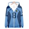 Аниме Blue Lock 3D Printed Zipper Hoodies Men Women Casual Fashion Hooded Oversize Hoodie Kids Zop Up Sweatshirt Suit Coat