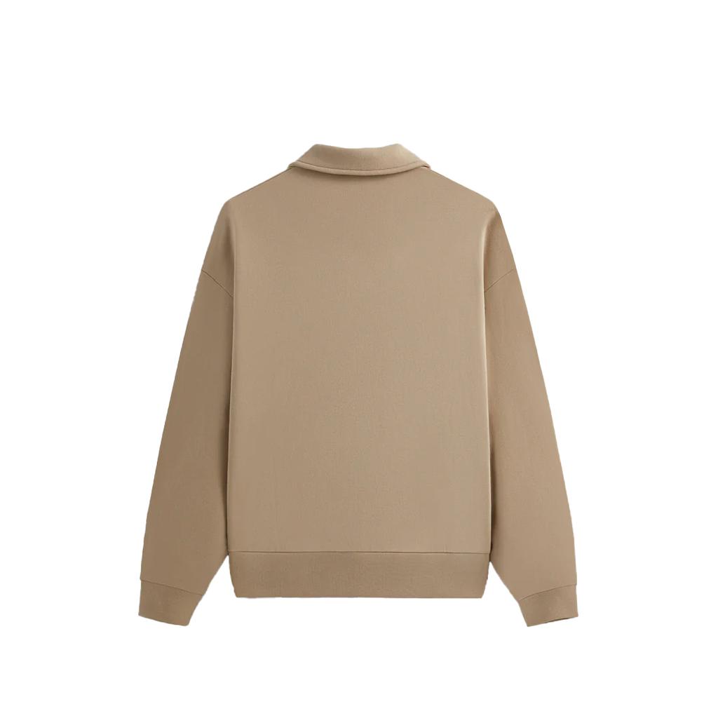 Kith FW24 K&K Applique Nelson Collared Rugby Fall 2024 Series Letter Floral Print Long Sleeve Polo Shirt Men Tops Canvas KHM032431-210