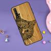Natural Bamboo Wood Pattern Print Funda For Huawei Nova Y91 Y90 Y70 Y60 Y61 9 10 SE 11i 8i 7i 3i 5T P30 P40 Lite P60 Pro Case
