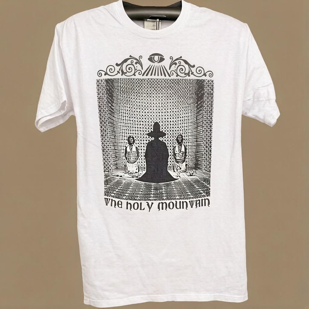 Летняя футболка The Holy Mountain 1973 Одежда в стиле Y2k Унисекс Унисекс и Женская Повседневный и Универсальный Стиль Одежда Drip