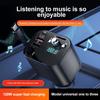 Автомобильное зарядное устройство 108 Вт 5 в 1, Bluetooth FM-передатчик с выдвижным кабелем, USB Type-C адаптер для быстрой зарядки для мобильного iPhone