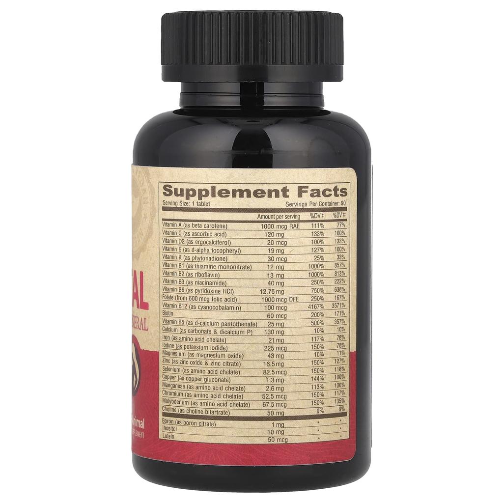 Vegan Pregnancy Multivitamin & Mineral, 1 Tablet a Day, 90 Coated Tablets