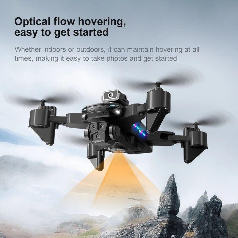 Новый KY605S RC Дрон GPS 8K Professinal с тремя камерами Широкоугольный оптический локализация потока Четырехсторонний квадрокоптер для предотвращения препятствий