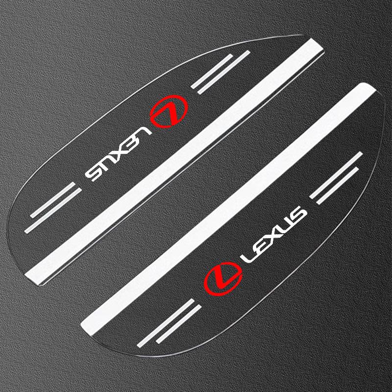 2Pcs Car Rear View Mirror Sticker Rain Eyebrow Shield Sun Shade Cover For Lexus LS LC RZ IS350 ES300 GS350 CT200h GX460 LX570 ADW1